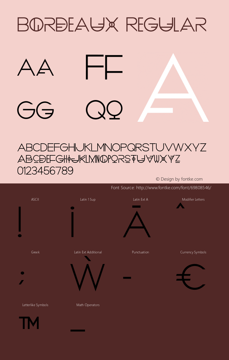 Bordeaux Regular Version 1.000;PS 001.000;hotconv 1.0.88;makeotf.lib2.5.64775 Font Sample