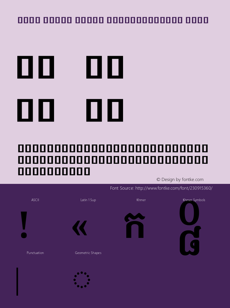 Noto Serif Khmer SemiCondensed Bold Version 2.002; ttfautohint (v1.8) -l 8 -r 50 -G 200 -x 14 -D khmr -f none -a qsq -X 