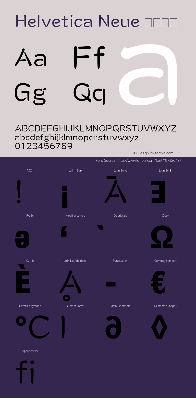 Helvetica Neue 紧缩粗体 10.0d35e1 Font Sample