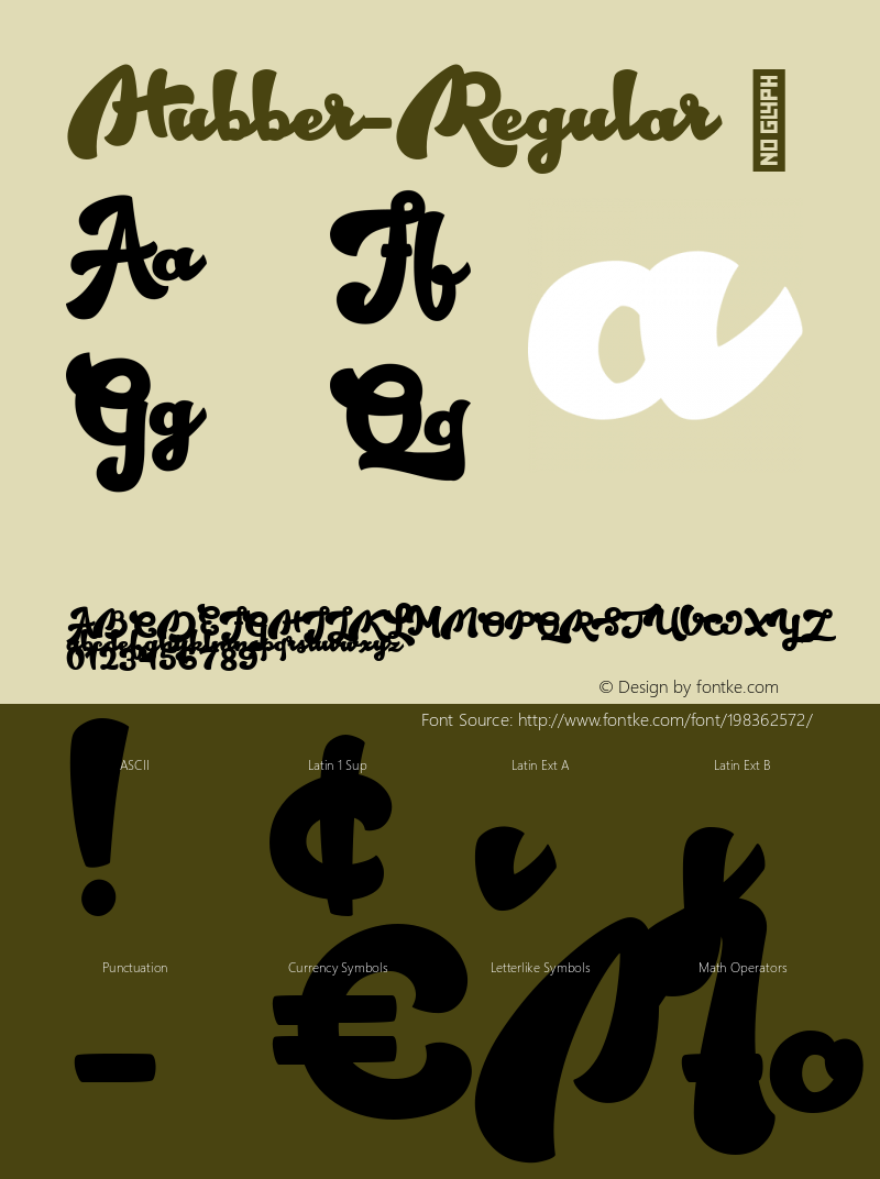 ☞Hubber Regular Version 1.000;PS 001.000;hotconv 1.0.88;makeotf.lib2.5.64775;com.myfonts.easy.lomohiber.hubber.regular.wfkit2.version.5hd8图片样张