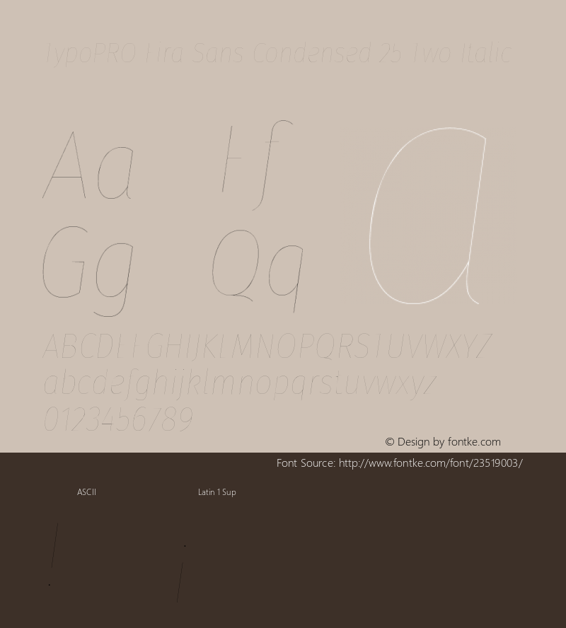 TypoPRO Fira Sans Condensed Two Italic Version 4.203;PS 004.203;hotconv 1.0.88;makeotf.lib2.5.64775 Font Sample