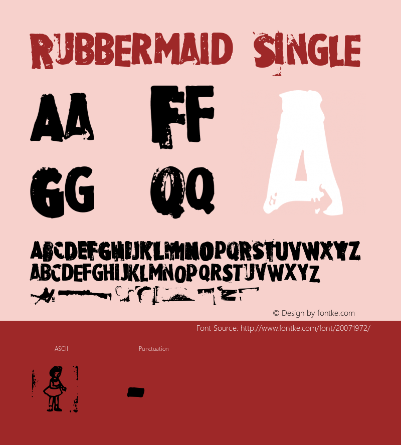 Rubbermaid Single Macromedia Fontographer 4.1.2 29.04.1998 Font Sample