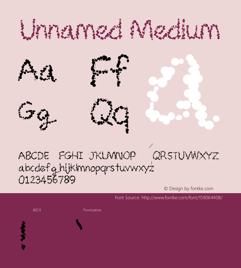 Unnamed Version 001.000 Font Sample