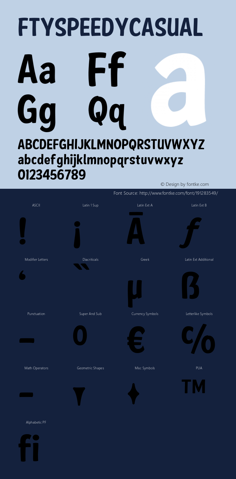 ☞FTY SPEEDY CASUAL com.myfonts.easy.fontry.fty-speedy-casual.regular.wfkit2.version.3UVf图片样张