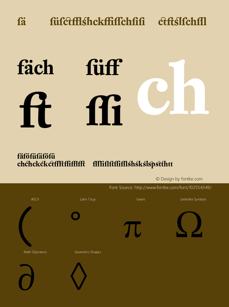 DTL Fleischmann D Bold Alt Version 001.000 Font Sample