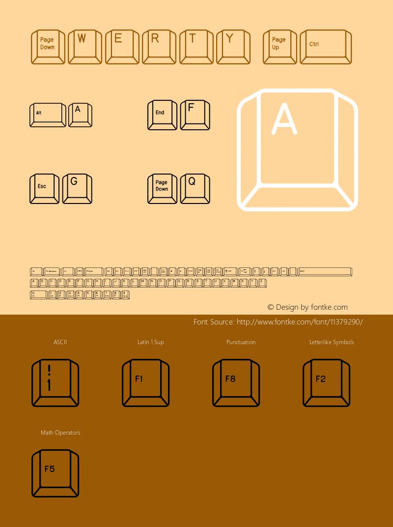 Qwerty PC Version 001.000 Font Sample