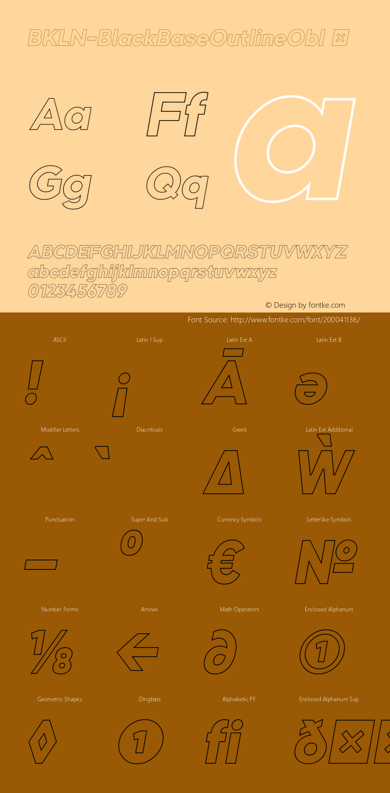 ☞BKLN BlackBase Outline Obl Version 1.000;hotconv 1.0.109;makeotfexe 2.5.65596;com.myfonts.easy.ckhans-fonts.bkln.black-base-outline-oblique.wfkit2.version.5xQK图片样张