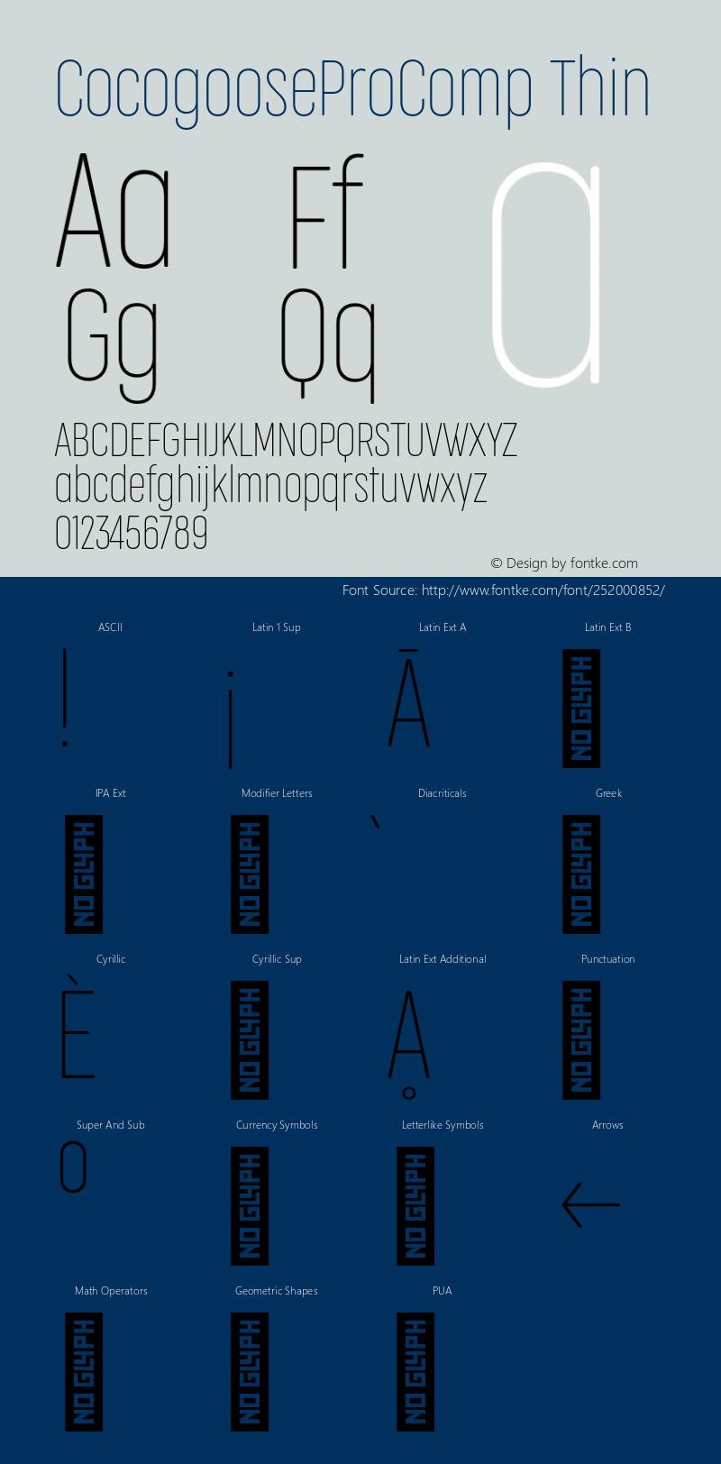 CocogooseProComp Thin Version 1.000;hotconv 1.0.109;makeotfexe 2.5.65596图片样张