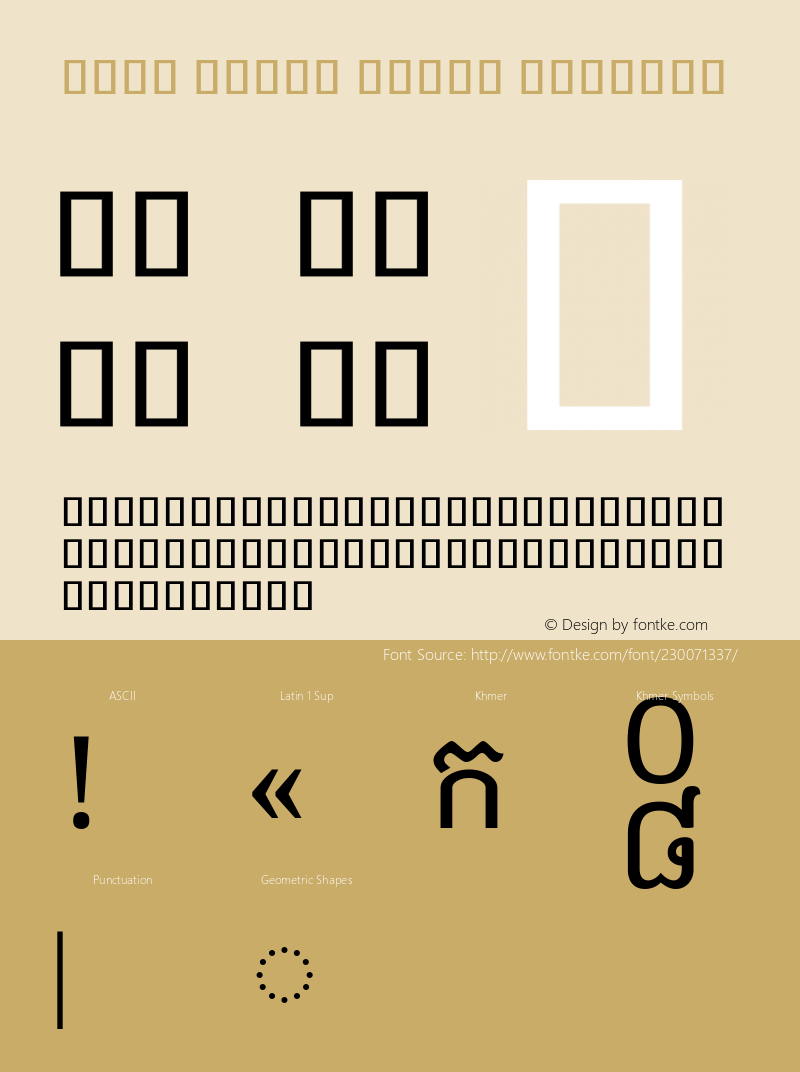 Noto Serif Khmer Regular Version 2.002; ttfautohint (v1.8) -l 8 -r 50 -G 200 -x 14 -D khmr -f none -a qsq -X 
