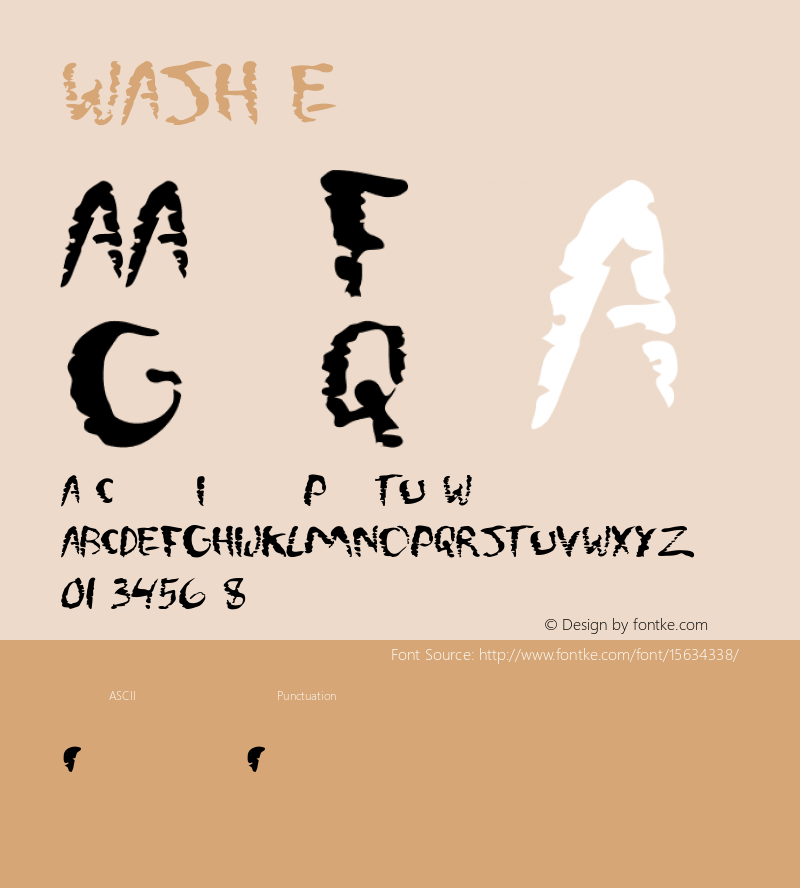 WashMe ☞ Version 1.000;com.myfonts.easy.fonthead.wash-me.regular.wfkit2.version.3czN Font Sample