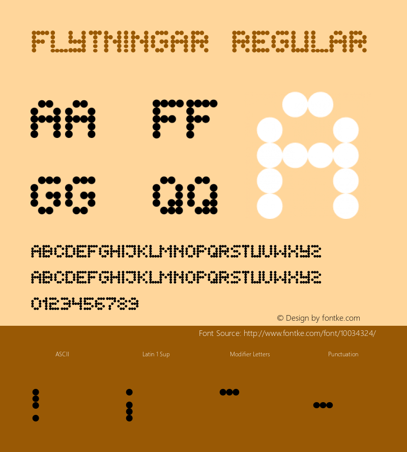 Flytningar Regular 1.0 Release Font Sample