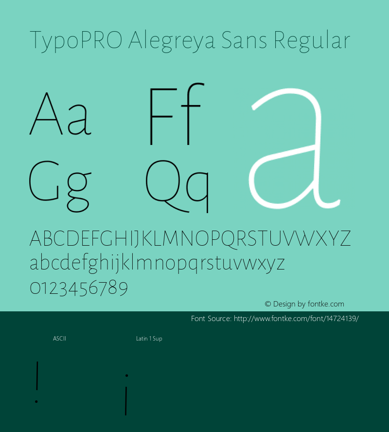 TypoPRO Alegreya Sans Regular Version 1.000;PS 001.000;hotconv 1.0.70;makeotf.lib2.5.58329 DEVELOPMENT Font Sample