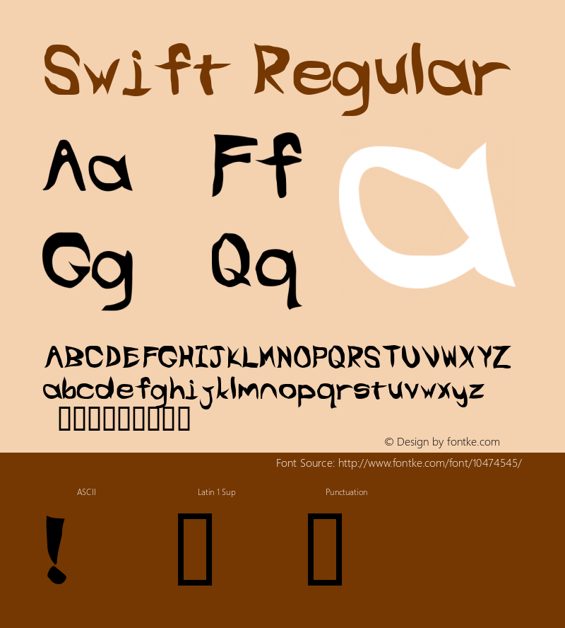 Swift Regular SwiftVersion 1.1; 2000 Font Sample