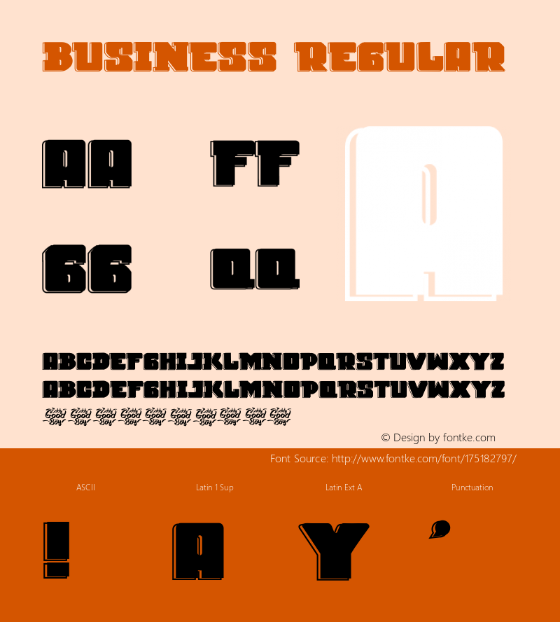 Business Version 1.003;Fontself Maker 3.5.4图片样张