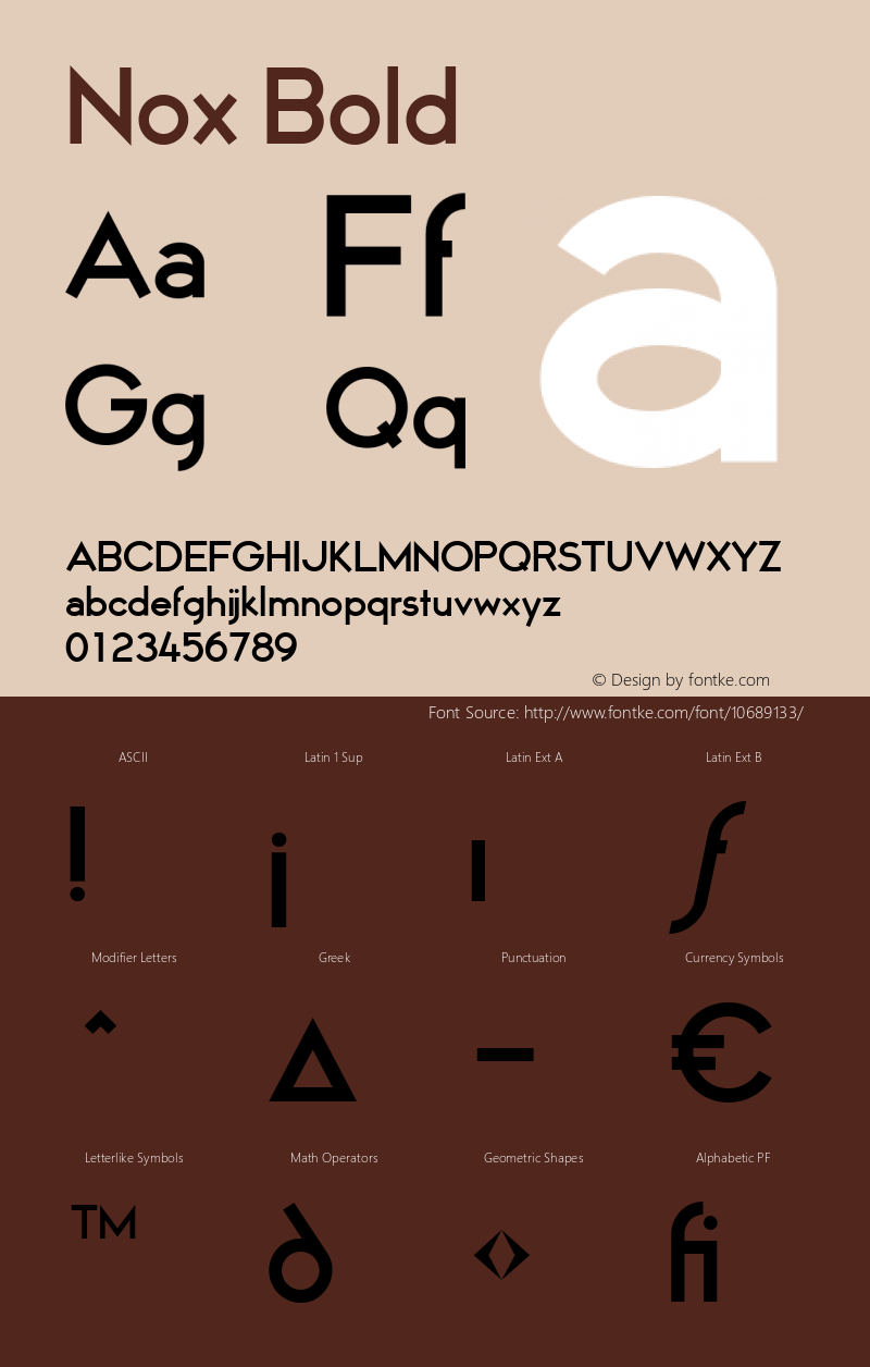 Nox Bold Version 1.100;com.myfonts.easy.t26.nox.bold.wfkit2.version.347T Font Sample