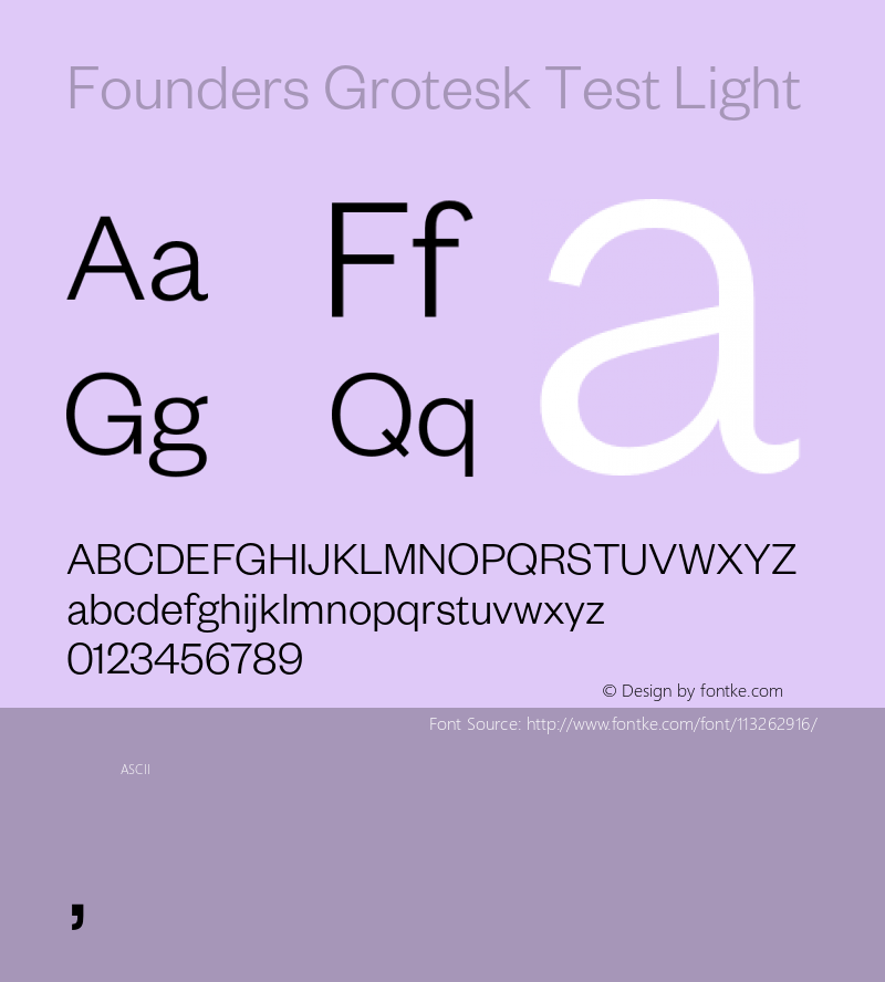 FoundersGrotesk-LightTest Version 1.001;PS 1.000;hotconv 1.0.57;makeotf.lib2.0.21895;0 Font Sample