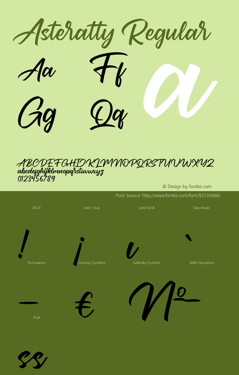 Asteratty Version 1.00;November 2, 2020;FontCreator 12.0.0.2525 64-bit Font Sample