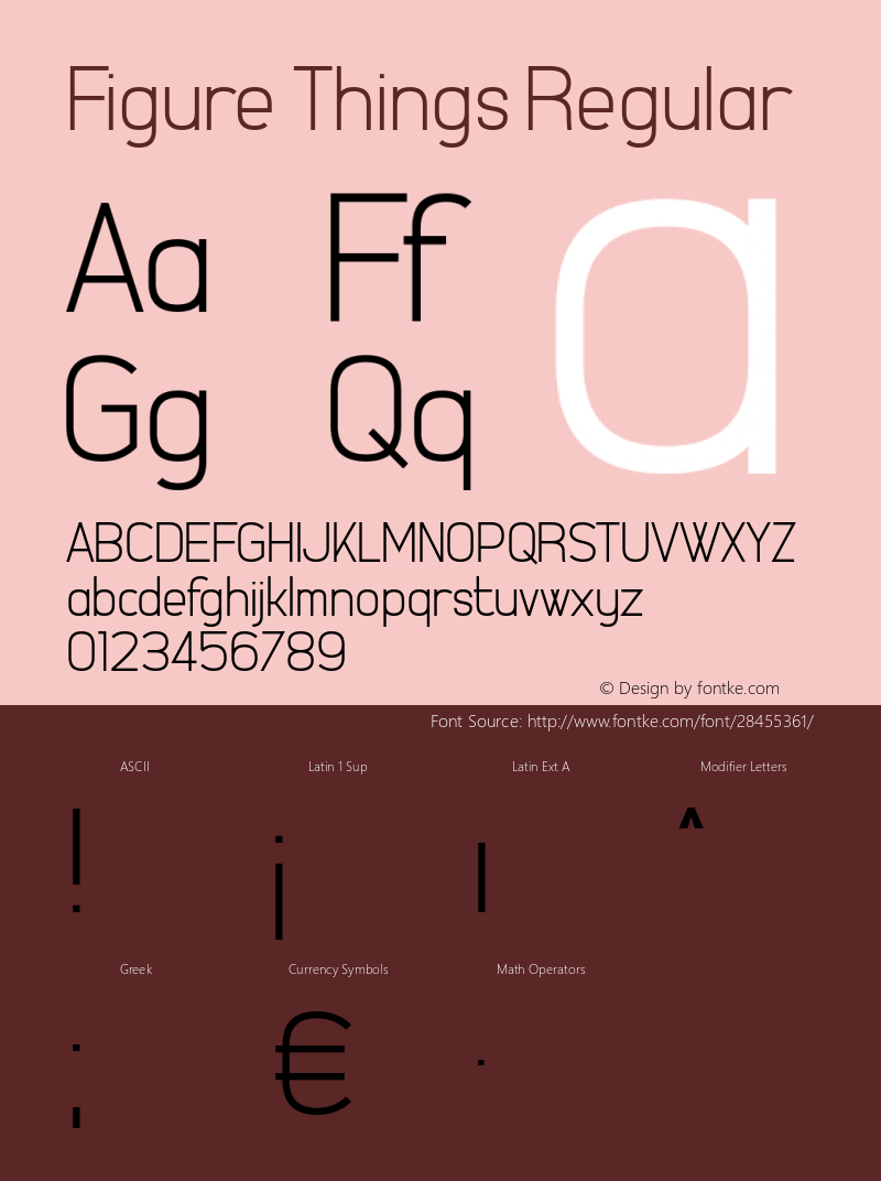 Figure Things Version 1.00;January 24, 2019;FontCreator 11.5.0.2430 64-bit Font Sample