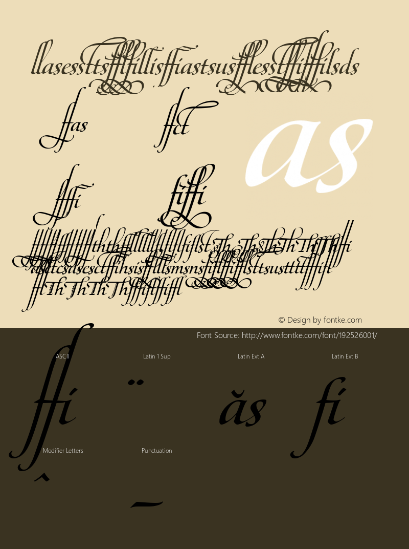 ☞MaestroLigatures-Bold 1.0 September 2009;com.myfonts.easy.canadatype.maestro.ligatures-bold.wfkit2.version.3hW2图片样张