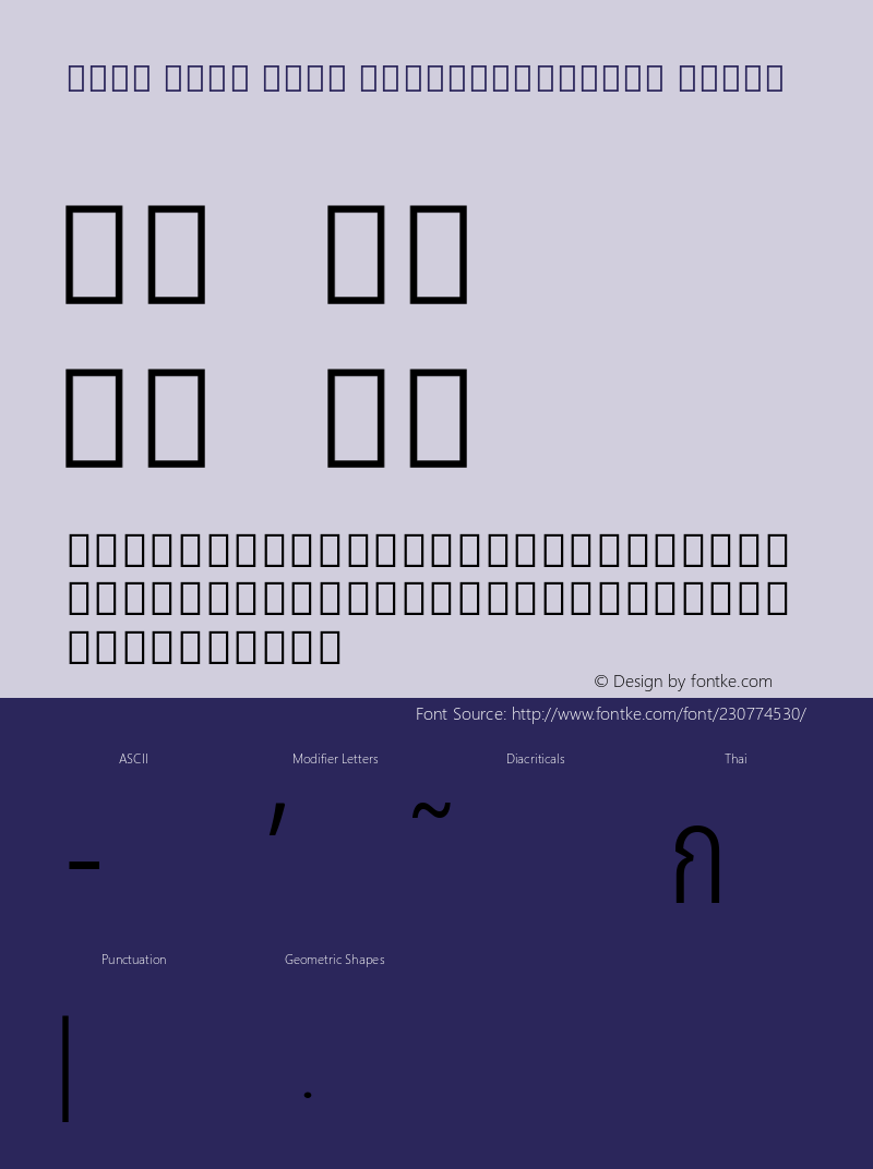 Noto Sans Thai ExtraCondensed Light Version 2.000; ttfautohint (v1.8) -l 8 -r 50 -G 200 -x 14 -D thai -f none -a qsq -X 