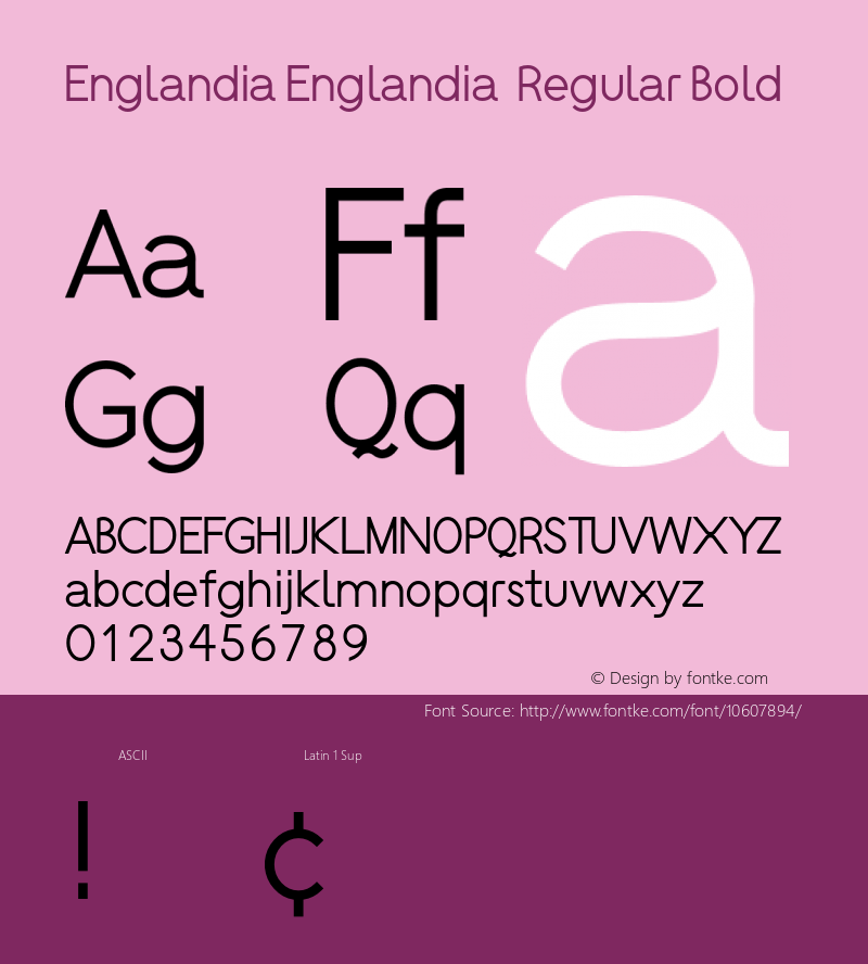 Englandia Englandia  Regular Bold Version 1.00 November 3, 2014, initial release;com.myfonts.easy.pavel-lipcean.englandia.bold.wfkit2.version.4jPq Font Sample