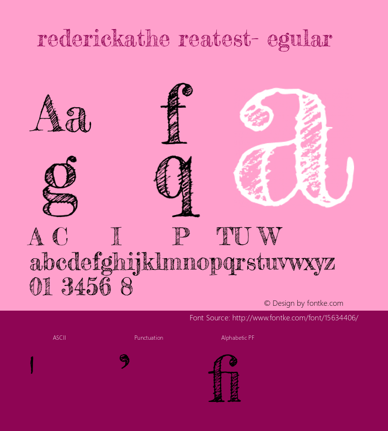 FrederickatheGreatest-Regular ☞ Version 1.000;com.myfonts.easy.neapolitan.fredericka-the-greatest.regular.wfkit2.version.3Ubv Font Sample