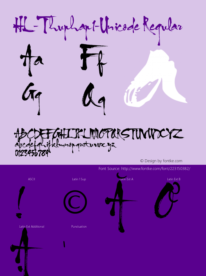 HL-Thuphap1-Unicode Go tieng Viet theo ma Unicode图片样张