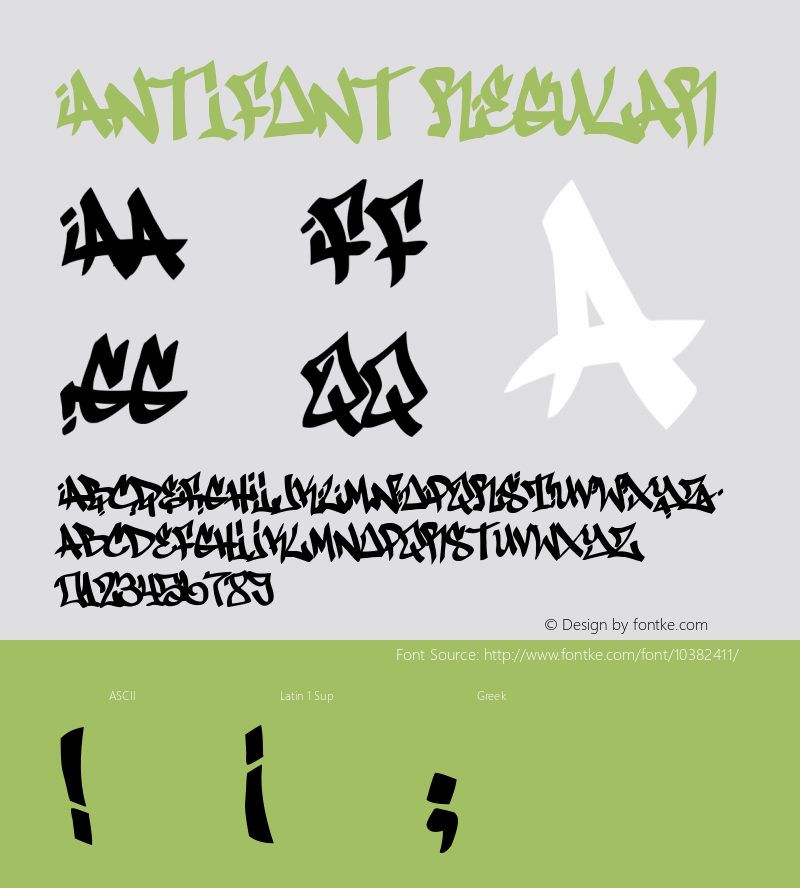 Antifont Regular v1.1.05 Font Sample