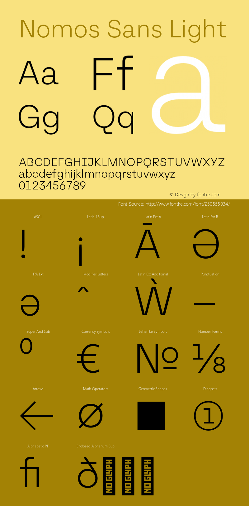 Nomos Sans Light Version 1.000;Glyphs 3.2 (3216)图片样张