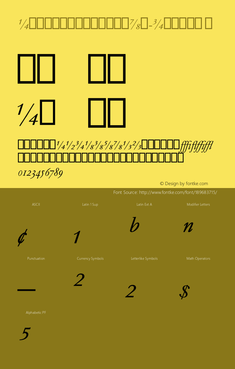 ☞Garamond Expert MT Italic Version 1.00 - April 2002;com.myfonts.mti.garamond.expert-mt-italic.wfkit2.3MKC图片样张