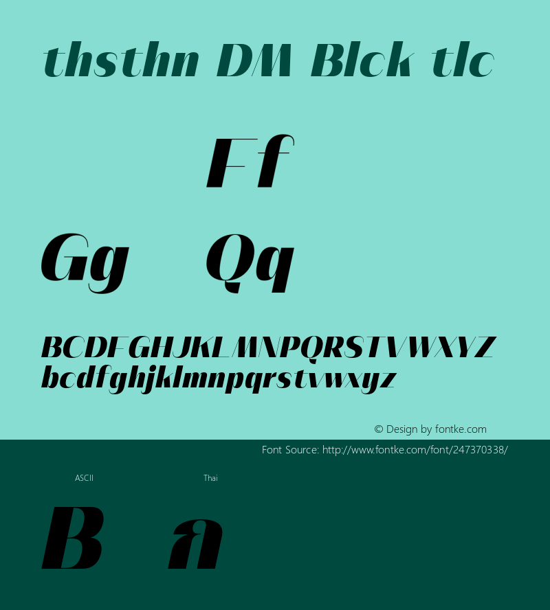 Athisthan DEMO Black Italic Version 1.001;Glyphs 3.1.2 (3151)图片样张