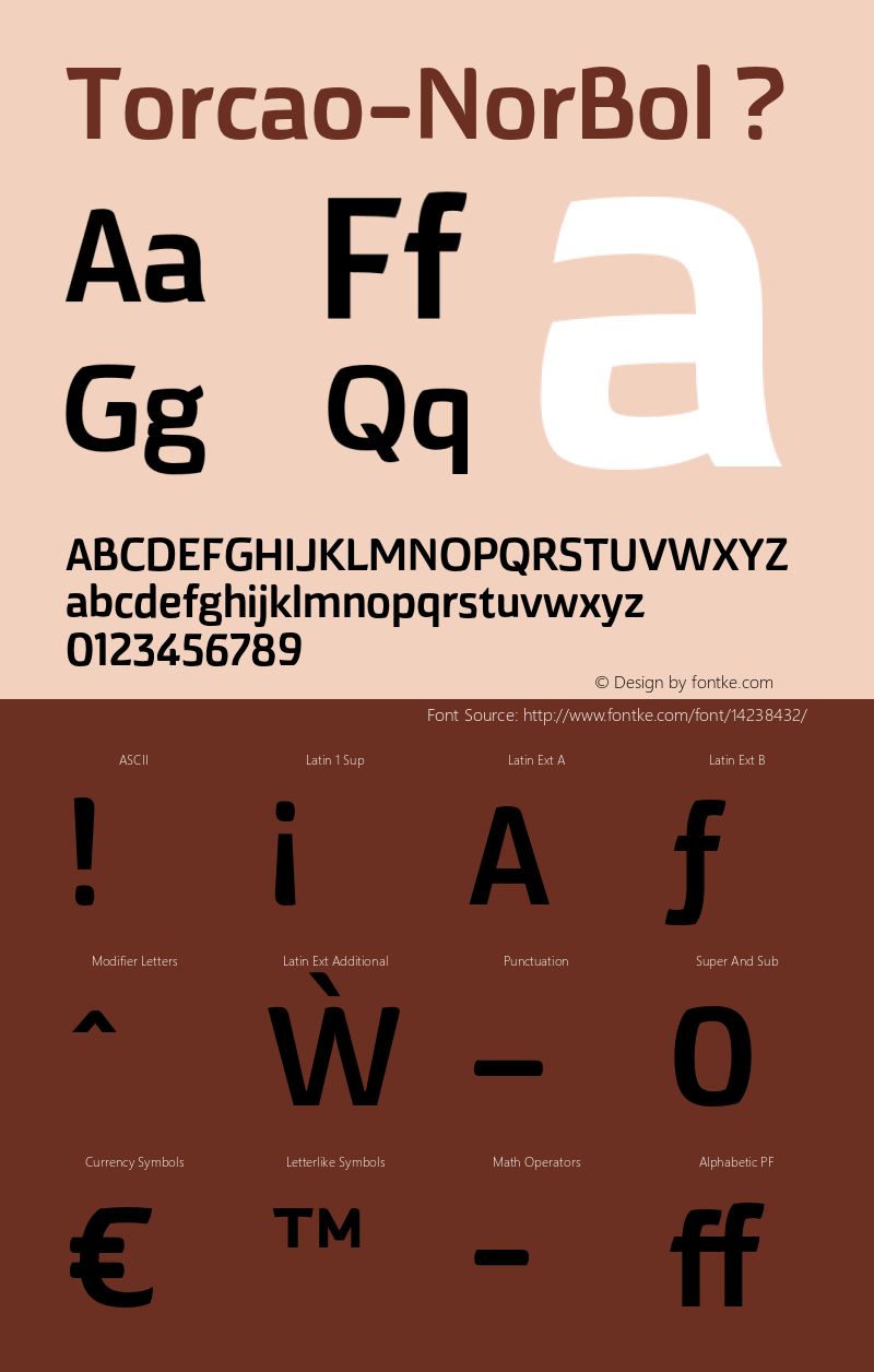 Torcao-NorBol ? Version 1.000;com.myfonts.insigne.torcao.normal-bold.wfkit2.44En Font Sample