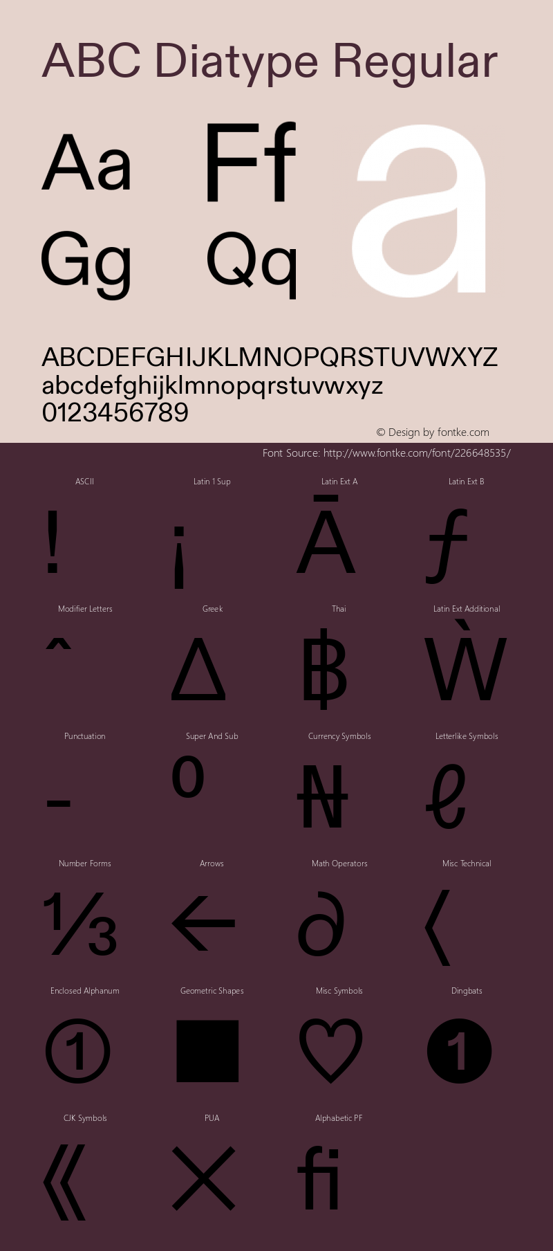 ABC Diatype Regular Version 1.500图片样张