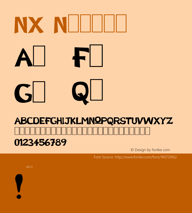 NX Normal 1.0 Thu Sep 12 10:40:25 1996 Font Sample