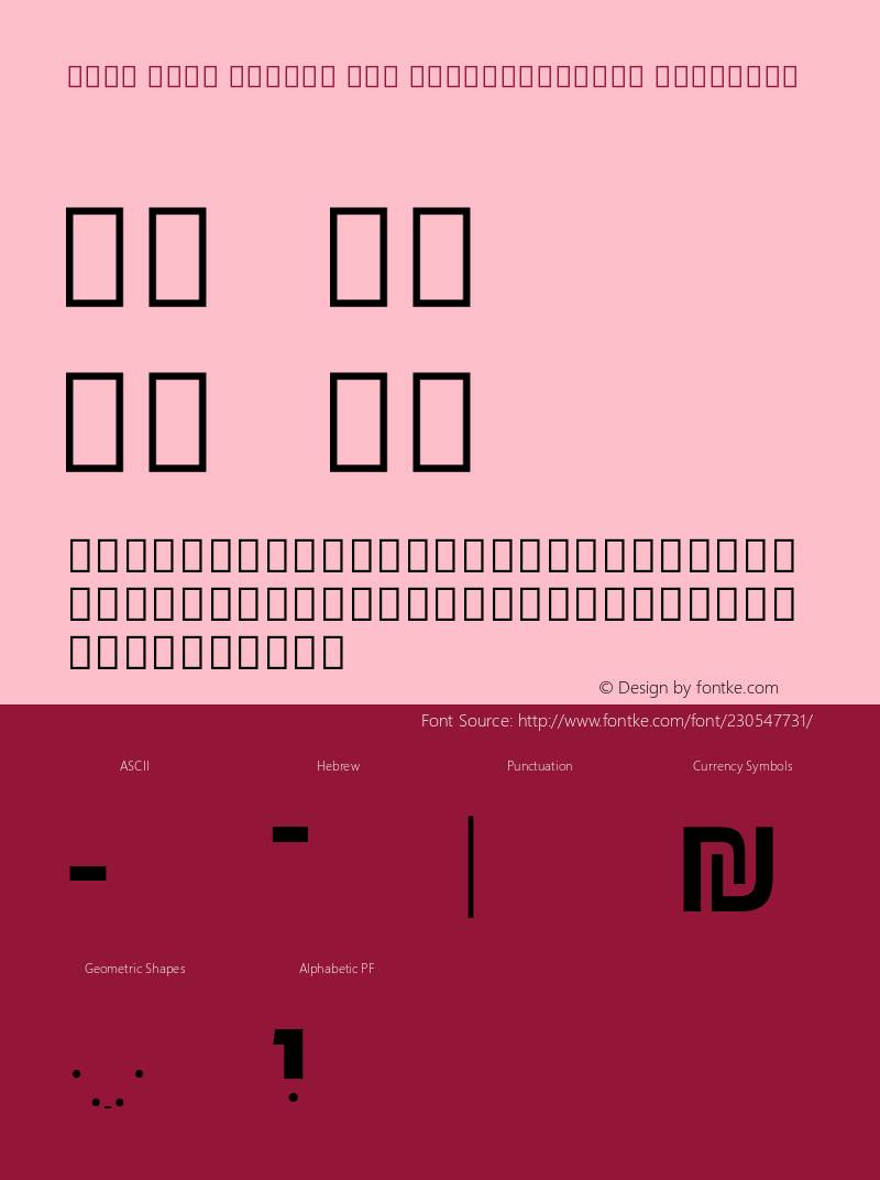 Noto Sans Hebrew New SemiCondensed SemiBold Version 3.001; ttfautohint (v1.8) -l 8 -r 50 -G 200 -x 14 -D hebr -f none -a qsq -X 