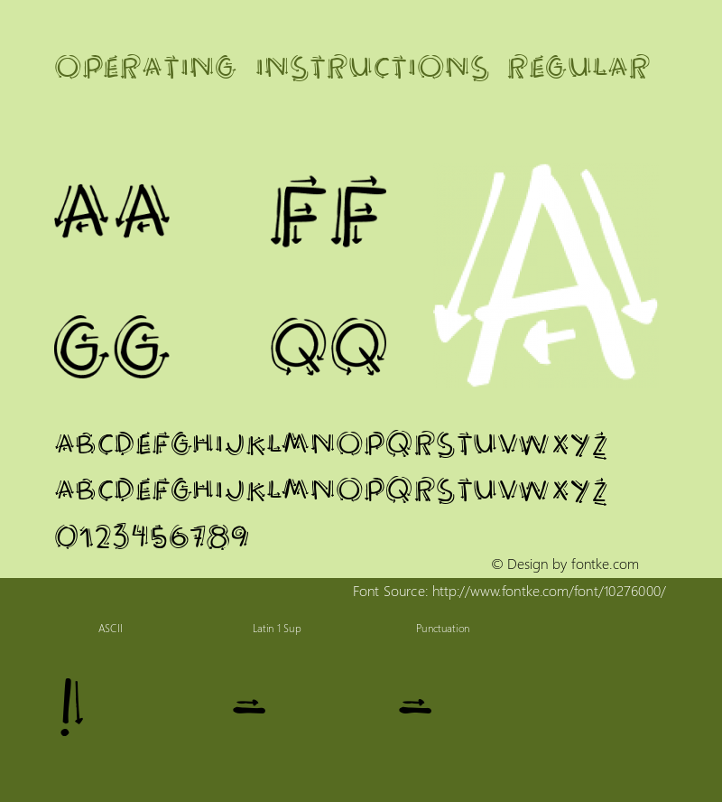 Operating instructions Regular www.pizzadude.dk Font Sample