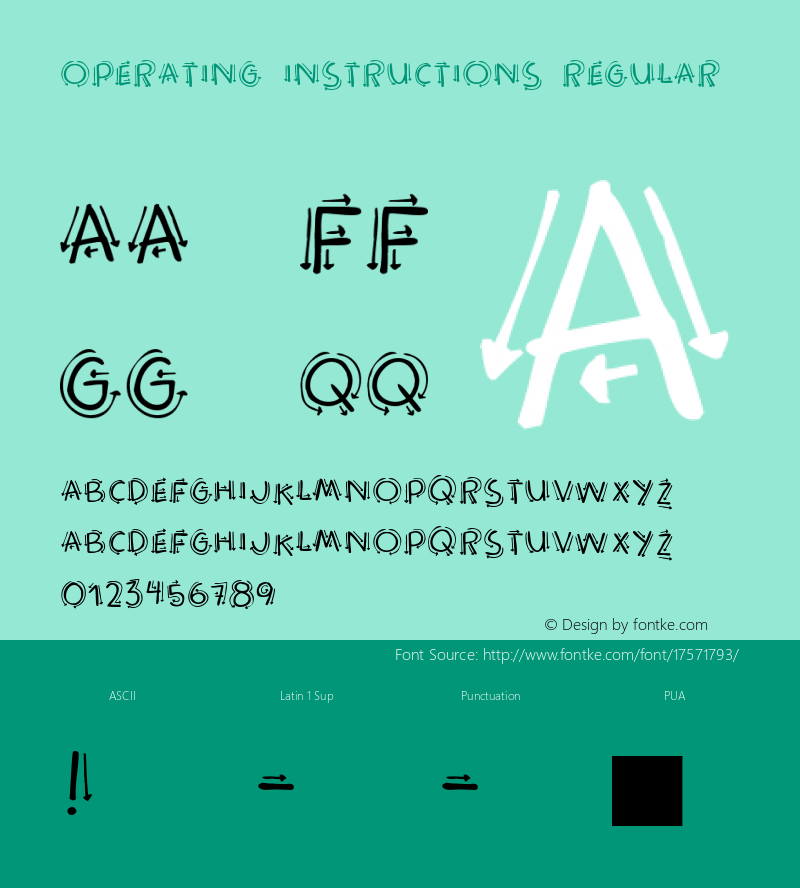 Operating instructions Regular www.pizzadude.dk Font Sample