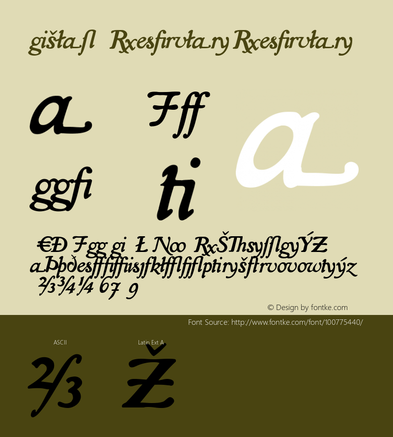 Isla W05 Regular Version 1.00 Font Sample