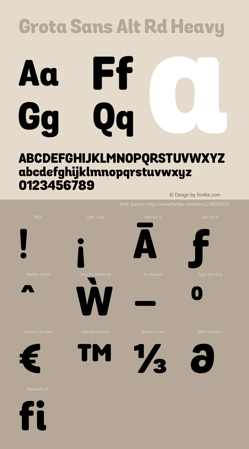 Grota Sans Alt Rd Heavy Version 1.00图片样张