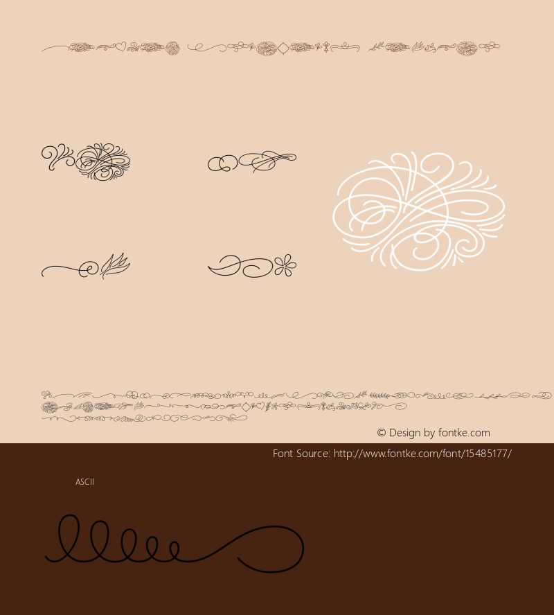 Beloved Ornaments Regular Version 1.000 Font Sample