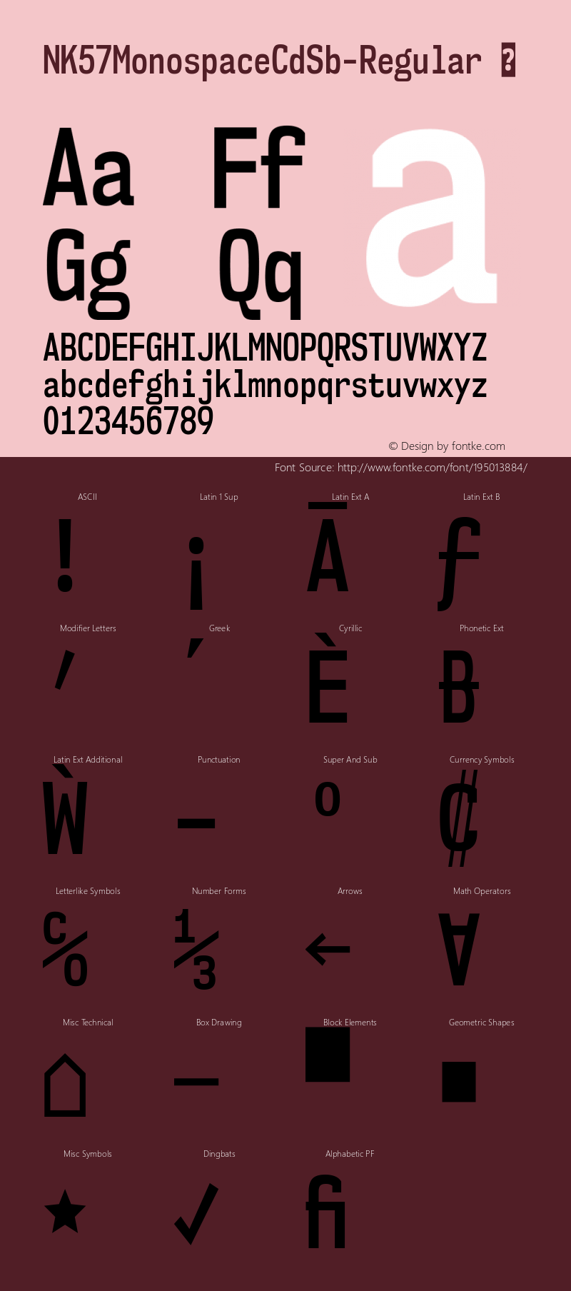 ☞NK57MonospaceCdSb-Regular Version 1.000;com.myfonts.easy.typodermic.nk57-monospace.cond-semibold.wfkit2.version.4sfm图片样张