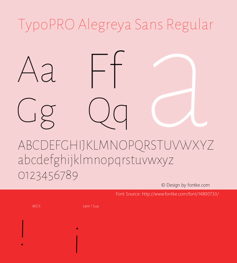 TypoPRO Alegreya Sans Regular Version 1.000;PS 001.000;hotconv 1.0.70;makeotf.lib2.5.58329 DEVELOPMENT Font Sample