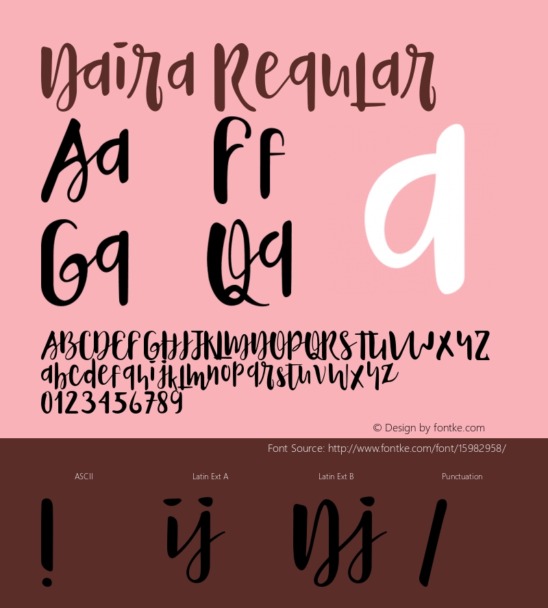 Naira Regular Version 1.000 Font Sample