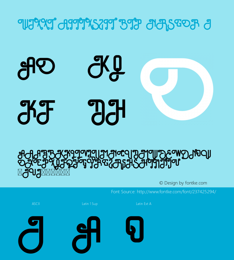 Sweet Butternut Etd Normal 1 Version 1.002;Fontself Maker 3.5.7图片样张