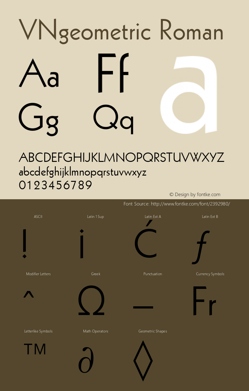 VNgeometric Roman mfgpctt-v1.50 Wednesday, December 23, 1992 1:30:07 pm (EST) Font Sample