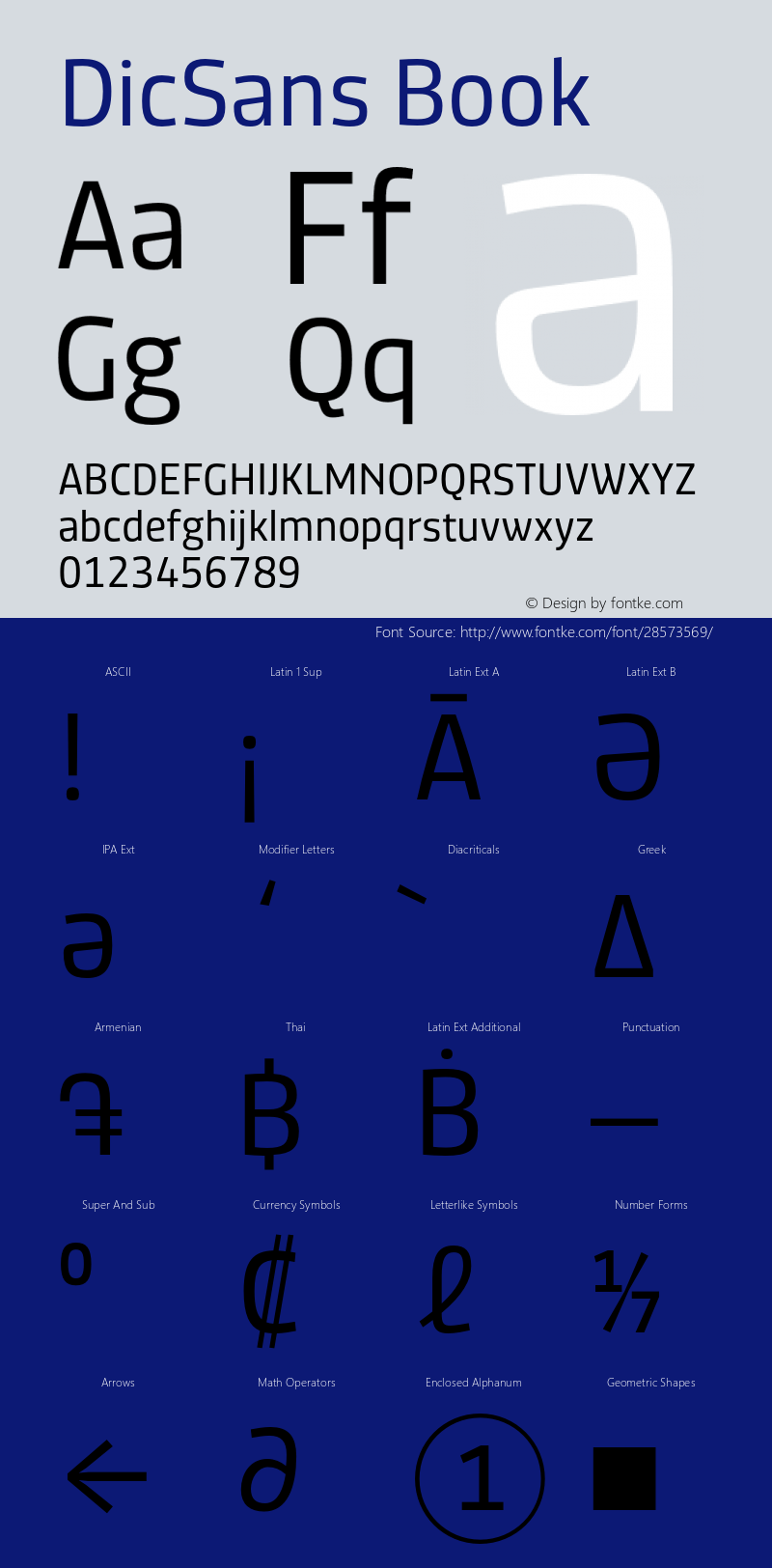 DicSans Book Version 5.000;PS 4.0;hotconv 1.0.86;makeotf.lib2.5.63406 Font Sample