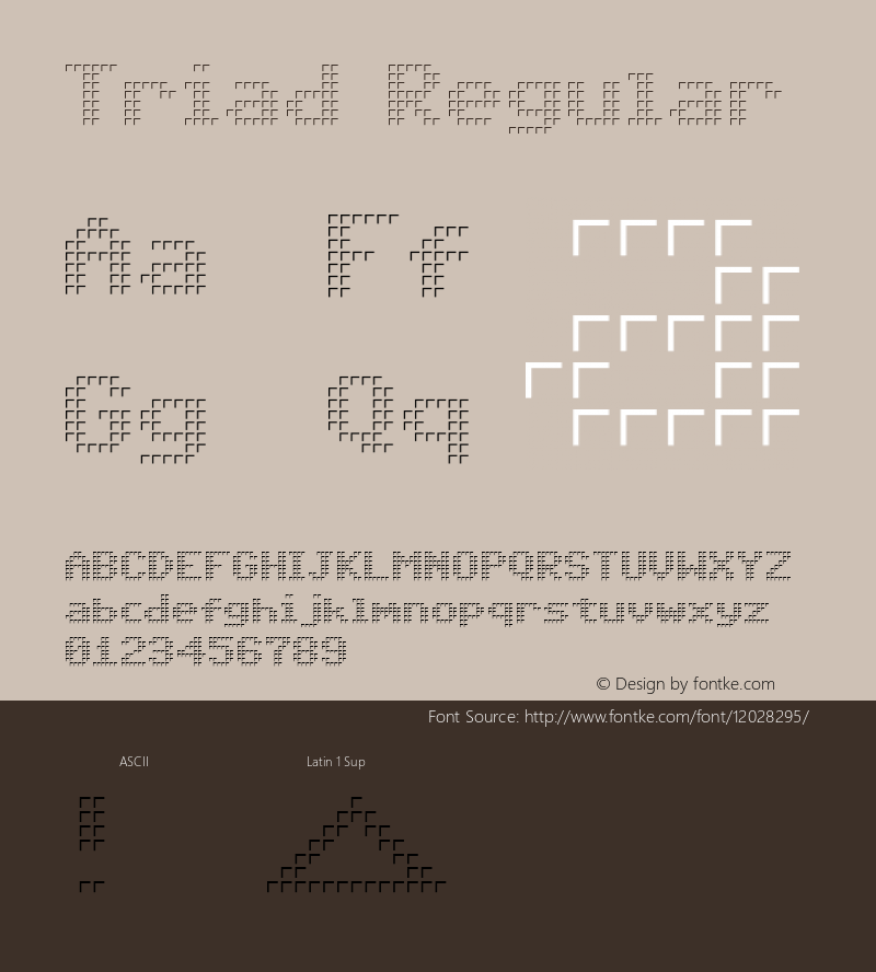 Triad Regular 1.02 Font Sample