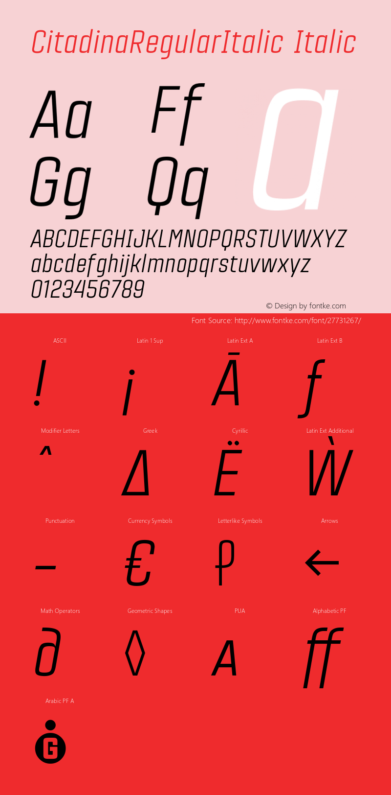 CitadinaRegularItalic Version 001.001 ;com.myfonts.easy.graviton.citadina.regular-italic.wfkit2.version.4Af3 Font Sample