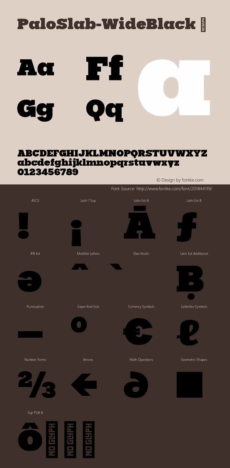 ☞Palo Slab Wide Black Version 1.000;hotconv 1.0.109;makeotfexe 2.5.65596; ttfautohint (v1.5);com.myfonts.easy.typeunion.palo-slab.wide-black.wfkit2.version.5F4G图片样张