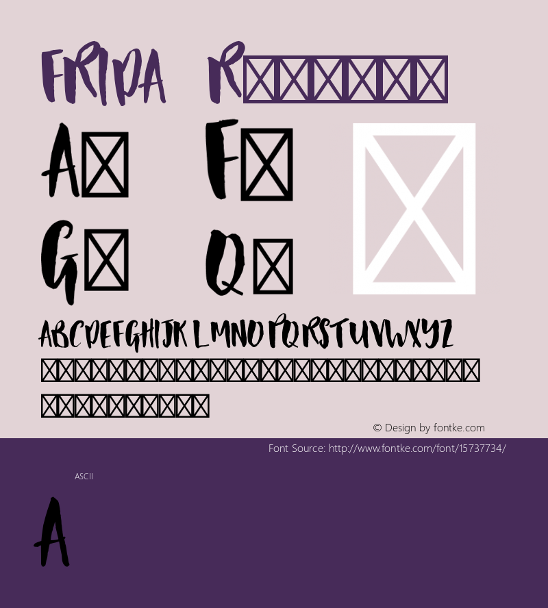 FRIDA Regular Version 1.000;PS 001.000;hotconv 1.0.70;makeotf.lib2.5.58329 DEVELOPMENT Font Sample